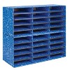 Bankers Box Classroom collection 30-Compartment Literature Organizers 28.5" x 12.375" Blue (3384401) - 4 of 4
