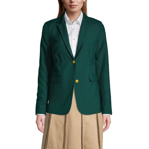 Lands' End School Uniform Women's Hopsack Blazer - image 1 of 3