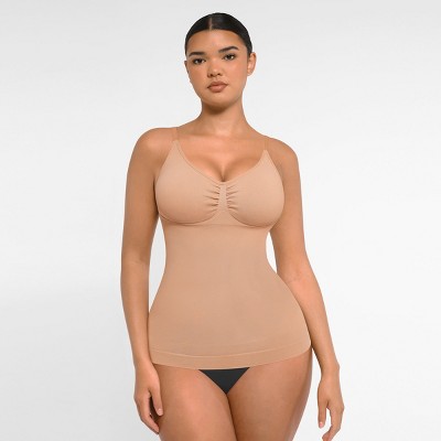 Feelingirl Women's Seamless Slimming Tank Top Compression Cami Suppotive Camisole Top