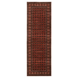 Washable Modern Geometric Living Room Rugs, Bordered Soft Non Slip Dining Room Bedroom Carpet, Low Pile Floor Cover for Home Office - 1 of 4