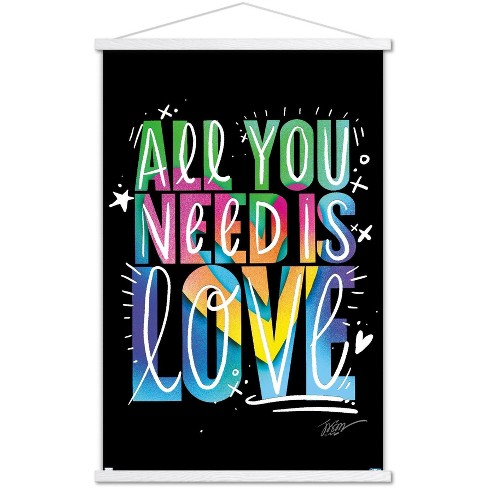 Trends International Jason Naylor - All You Need Is Love Premium