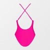Women's Deep V Neck Crisscross One Piece Swimsuit -Cupshe - 2 of 4