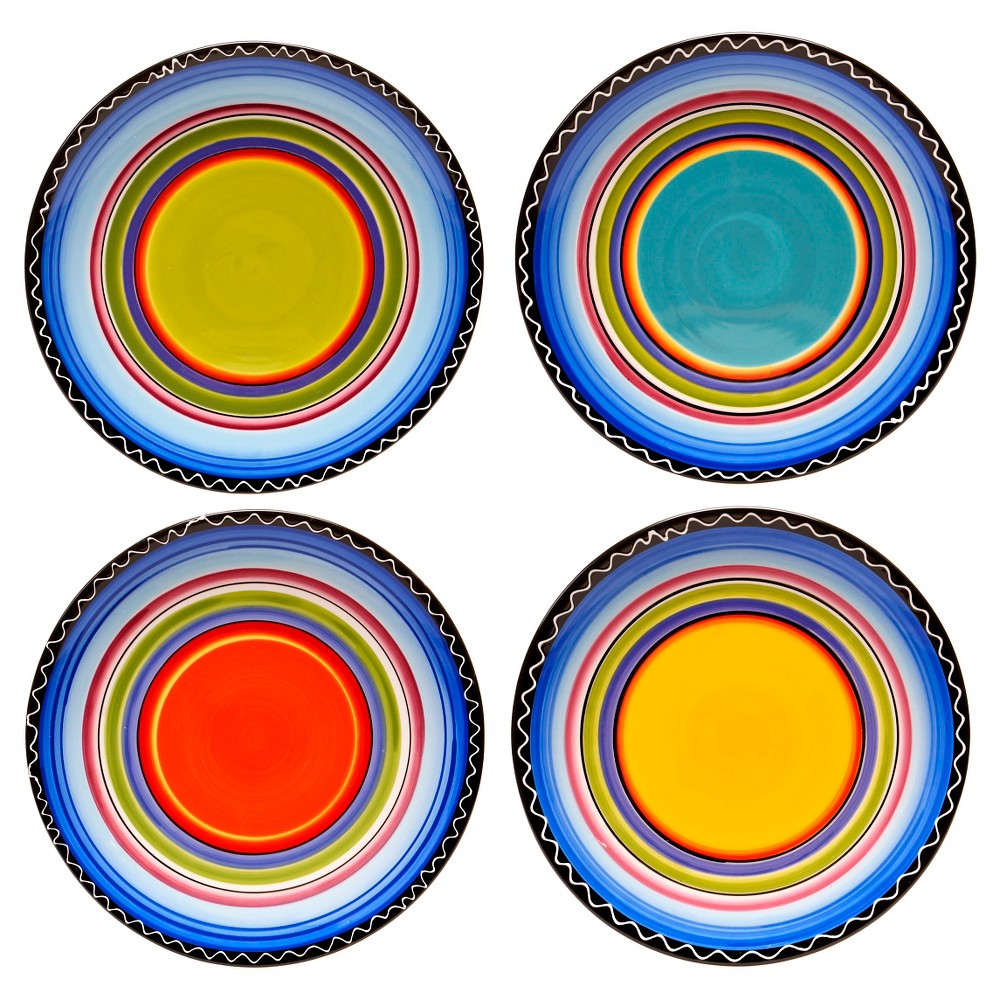 Photos - Other kitchen utensils Certified International Dinner Plate 11" Tequila Sunrise Set of 4  