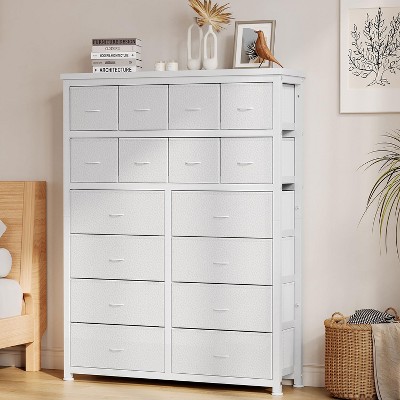 Whizmax Tall Dresser For Bedroom, Dressers & Chests Of Drawers With 16 ...