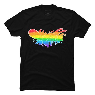 Adult Design By Humans Pride Rainbow Doodle By Maricalvente T-Shirt