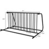 Commercial Bike Rack Garage, Grid Bike Rack in Ground, 10-Bike Capacity Dual Sided Bicycle Storage Stand Parking Stand for Garages, Stores - 2 of 4