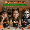 4E's Novelty Black Cauldron Mugs 12 Pack, 12 oz Plastic Witch Cups for Drinks, Halloween Cauldron Party Supplies, Durable BPA-Free - 3 of 4
