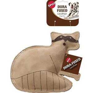Spot Dura-Fused Leather Raccoon Dog Toy (8"x 7") - 1 of 4