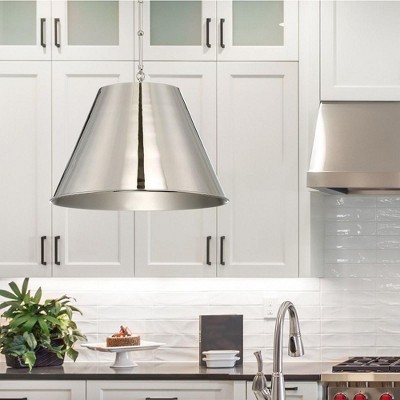 Alden Warm Brass Mini Pendant with Opaque Glass Shade