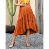 Maternity Dress High Waist Maternity Patchwork Long Skirt - 2 of 4