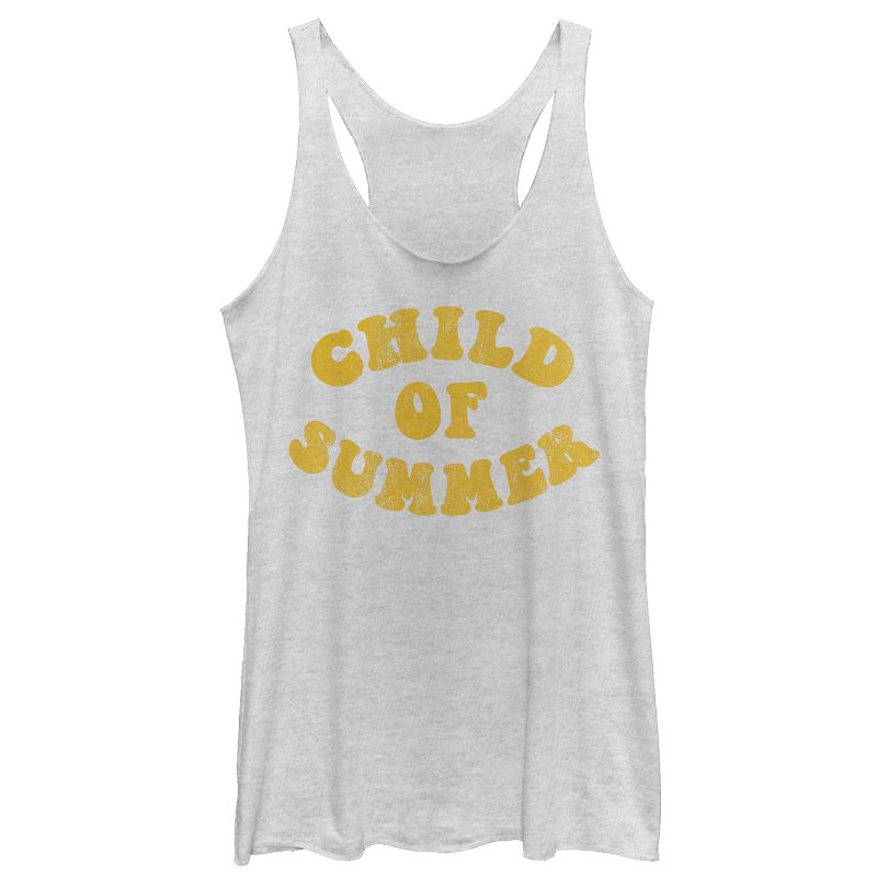Women's CHIN UP Child of Summer Racerback Tank Top, 1 of 4