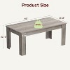 Dining Table for 4-6, 63" Wood Farmhouse Rectangular Dining Room & Kitchen Table for 4 for Apartment, Home - 2 of 4