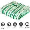Elegant Comfort Super Soft Christmas Prints Blanket Home D¨¦cor, Warm Cozy Throws for Winter Bedding. - 4 of 4