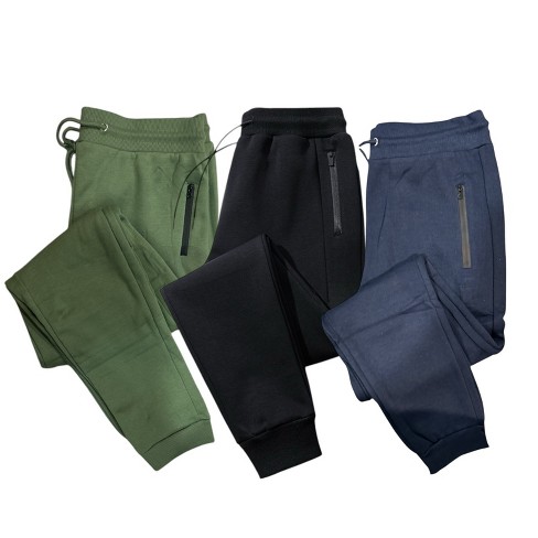 Mens 3 Pack Fleece Joggers Ultra Soft - image 1 of 4