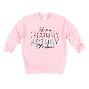 Simply Sage Market Women's Graphic Sweatshirt Have A Holly Jolly Christmas - 1 of 4