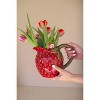 Decorative Strawberry Pitcher – 7" Tall Ceramic Fruit Jug Set of 2 by Kalalou - 4 of 4