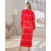ADR Women's Zip Up Robe Fleece Soft Warm Plush Oversized Zipper Bathrobe - 3 of 3