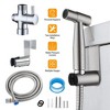 iMountek "Handheld Bidet Sprayer Kit, Stainless Steel Toilet Shower, Brass Valve, for Personal Hygiene & Cleaning" Silver - 4 of 4