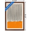Trends International Geometric - Orange Framed Wall Poster Prints - 3 of 4