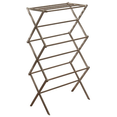 mDesign Tall Collapsible Foldable Laundry Drying Rack - image 1 of 4