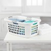 2 Bushel Capacity Single Laundry Basket White - Room Essentials™ - image 2 of 4
