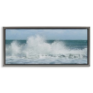 Stupell Industries Ocean Waves Crashing Foam Splash, 31" x 14" - 1 of 4