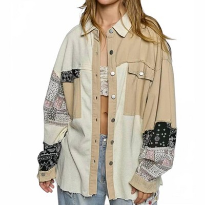 Women's Caught Your Attention Button Down Shirt - POL