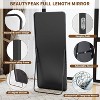 66" x 23" Full Length Mirror with Rounded Corners, Floor Mirror for Standing, Hanging or Leaning in Bedroom or Dressing Room - 4 of 4