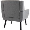 Streamdale Modern Soft Linen Material Ergonomics Accent Chair Living Room Chair Bedroom Chair Home Chair - 2 of 4