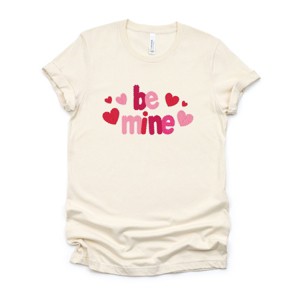 Be Mine Knit Print - Women's Short Sleeve Graphic T-Shirt - 1 of 4