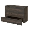Polibi Fold-Out Murphy Cabinet Bed with Storage Drawer and Charging Station - 3 of 4