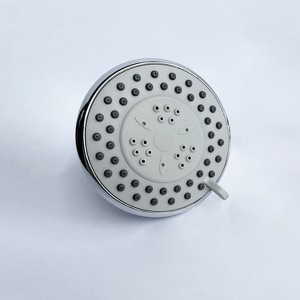 PAGED Fixed Shower Head High-Pressure Rain Shower Head with Spray Modes, Adjustable Swivel Ball Joint for Bathroom, Silver+Gray - 1 of 4