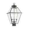 Livex Lighting Westover 3 - Light Post Light in  Charcoal - 4 of 4