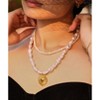 Pearl Necklace for Women - HTUTWOO™ with Gold Celestial Charms, Adjustable Jewelry, for Everyday Wear&occasions - 2 of 4