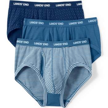 Lands' End Women's Comfort Knit Mid Rise High Cut Brief Underwear - 2 Pack  - Small - Clay Bisque 2pk : Target