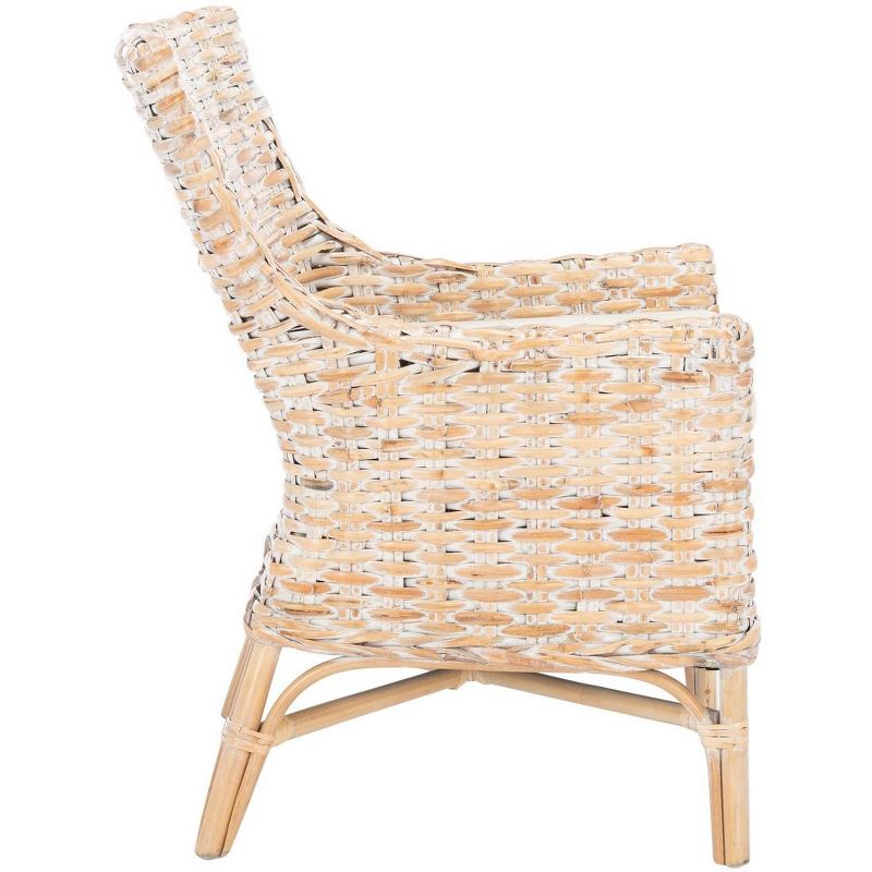 Cristen Rattan Accent Chair with Cushion  - Safavieh, 3 of 10