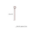 Unique Bargains DIY Craft Necklaces Bracelets Earrings Jewelry Making Iron 21 Gauge Eye Pins 500 Pcs - 2 of 4