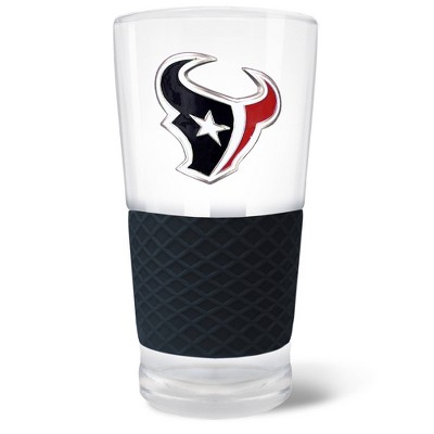 NFL Houston Texans 22oz Pilsner Glass with Silicone Grip