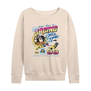 Women's - Star Wars - This Is Podracing Anakin Skywalker Lightweight French Terry Wide Neck Long Sleeve Shirt - 1 of 4