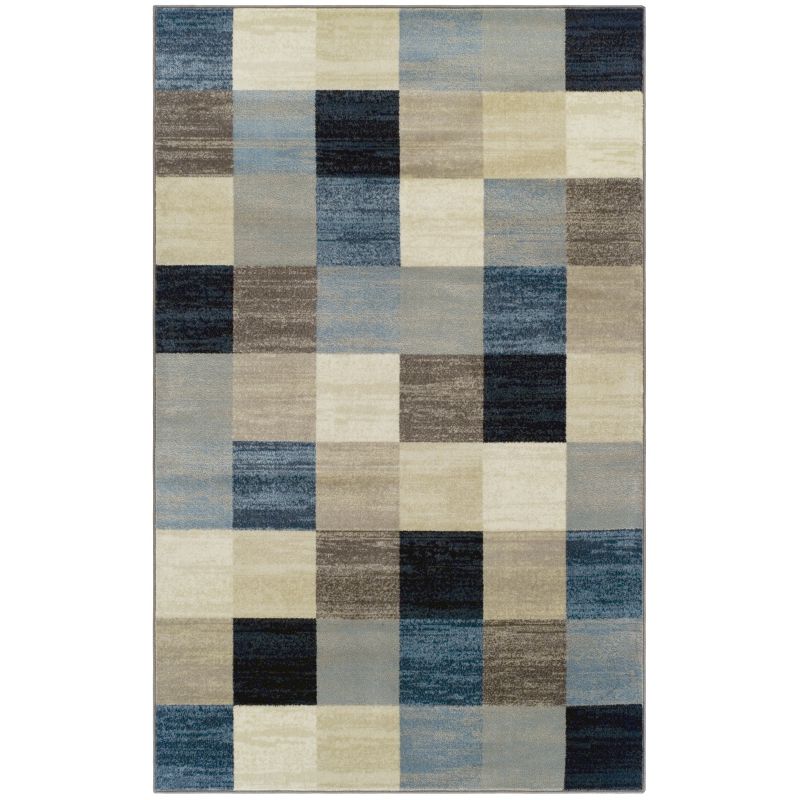 Contemporary Tile Modern Indoor Area Rug or Runner by Blue Nile Mills, 1 of 6