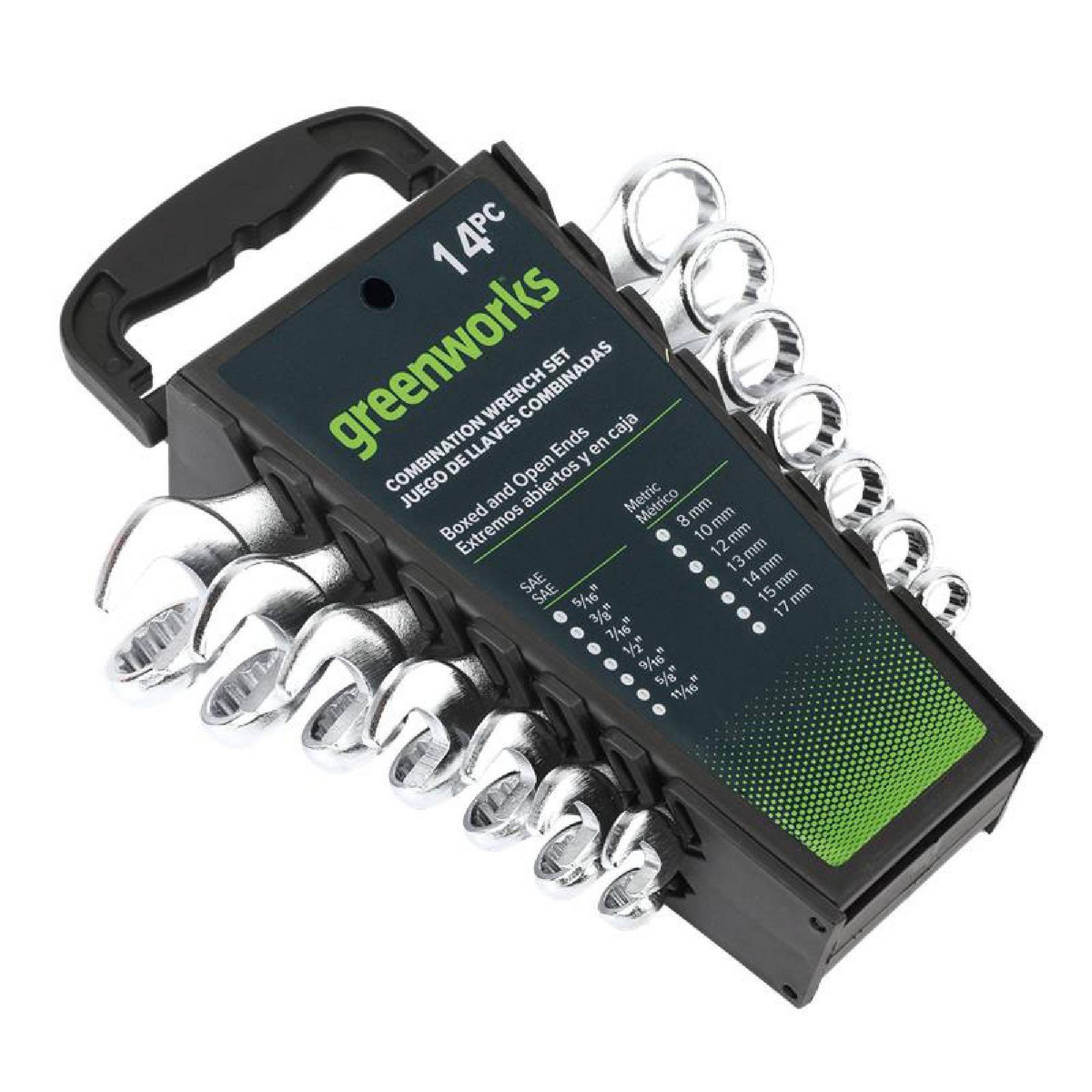 Greenworks 14pc Combination Wrench Kit