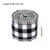 Unique Bargains Wired Edge Polyester Gingham Ribbon for Christmas Decoration - 2 of 4