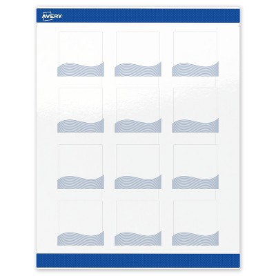 Avery Square Labels, Colorful Design, 2" x 2", 120 Total