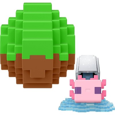 Minecraft Runaway Axolotl Mini Mode Spawn Egg Figure