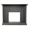 Dakesbury Faux Stone Electric Fireplace with Touch Screen Control Panel - FR1095959 - Grey - SEI - 4 of 4