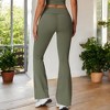 Anna-Kaci Active Women's Flared High Waist Yoga Pants for Activewear and Everyday Comfort - 4 of 4