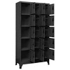 vidaXL Locker Cabinet Anthracite Steel 35.4 x 15.7 x 70.9 in - 3 of 4