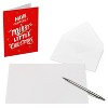 10ct Blank Christmas Cards Boxed with Envelopes 'Snowman and Have a Merry Christmas' - 3 of 4