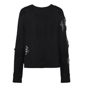 Women's Blackbird Ripped Sweatshirt Top Pullover - n:philanthropy - 1 of 2