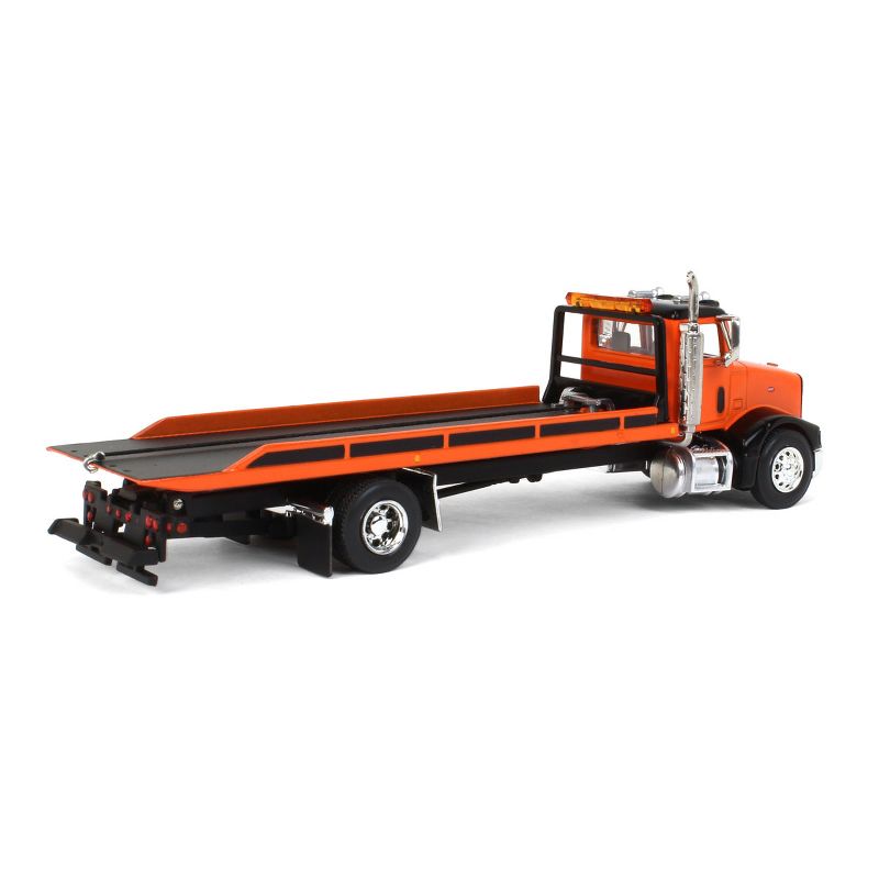 Spec Cast 1/64 Orange and Black Peterbilt 385 Rollback, Exclusive Limited Edition, 1 of 300 35766, 3 of 6